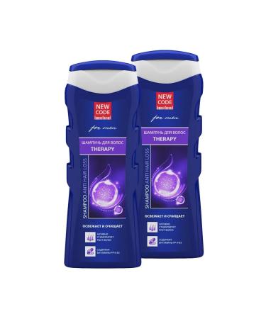 New code Hair shampoo against hair loss 250ml 2pcs