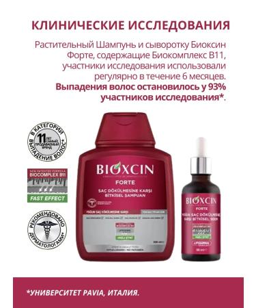 Bioxcin Professional hair shampoo from Bioxin 2 pcs - Buy Online on GoSupps.com