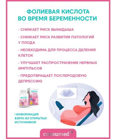 Consumed Vitamins inositol+ folic acid for women men - Buy Online on GoSupps.com