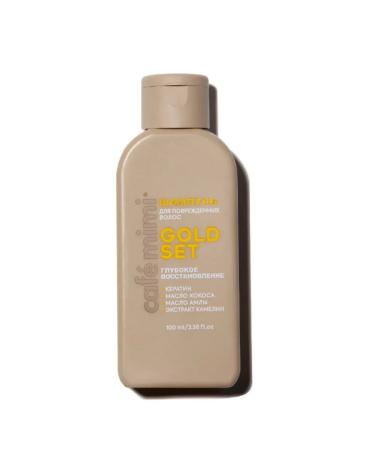 Cafe Mimi Gold set hair shampoo deep recovery 100 ml - Buy Online on GoSupps.com