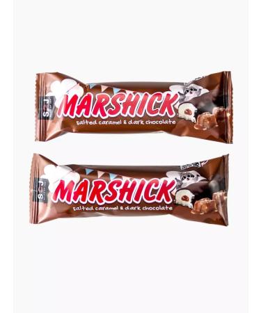 SOJ Marshick Salty caramel in dark chocolate 30 g*16pcs*2pcs - Buy Online on GoSupps.com