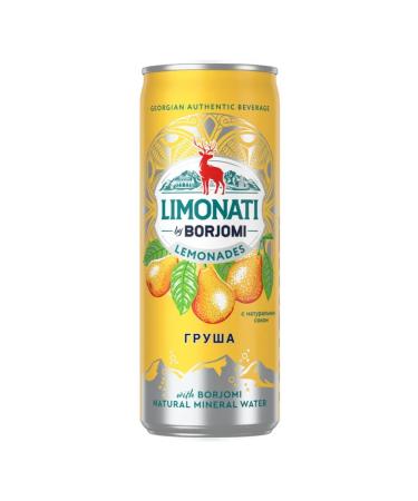 Borjomi Drink gas. Limonati pear 12 pcs. 0.33 l. Z b - Buy Online on GoSupps.com