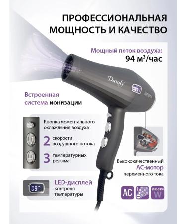 Charisma Hair hair dryer Professional Powerful Dandy - Buy Online on GoSupps.com