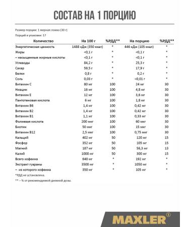 maxler Energetic Black Kick Cola 500 grams - Buy Online on GoSupps.com