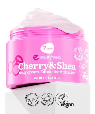 7DAYS Cream for Moisturizing Cherry & Shea 250 ml - Buy Online on GoSupps.com