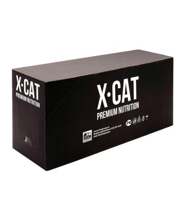 X-CAT Wet feed for sterilized cats salmon 85 g 10 pcs - Buy Online on GoSupps.com