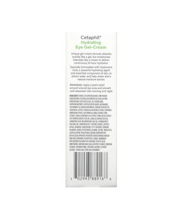 Cetaphil Gel cream for eyes with hyaluronic acid - Buy Online on GoSupps.com