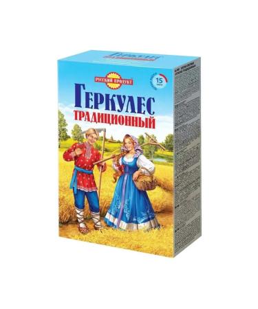 Russian Product Oat flakes 1 pack 420 g Hercules - Buy Online on GoSupps.com