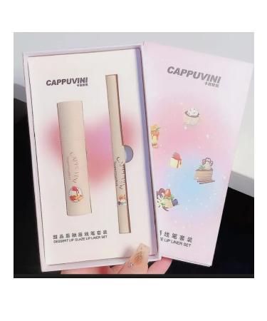 cappuvini Set of velvet liquid lipstick and lip pencil - Buy Online on GoSupps.com