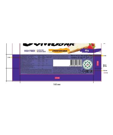 VkusVill Bank protein Bombbar raspberry cheesecake 60 g - Buy Online on GoSupps.com