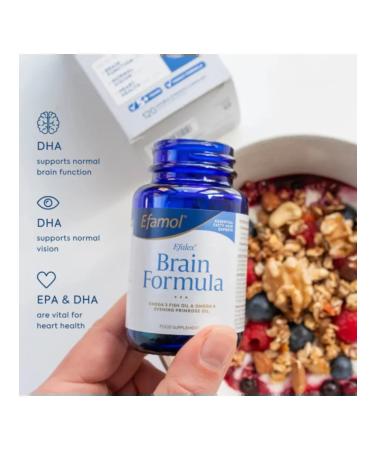 Capsules (Efamol) Brain Formula 120 pieces Eflex - Buy Online on GoSupps.com