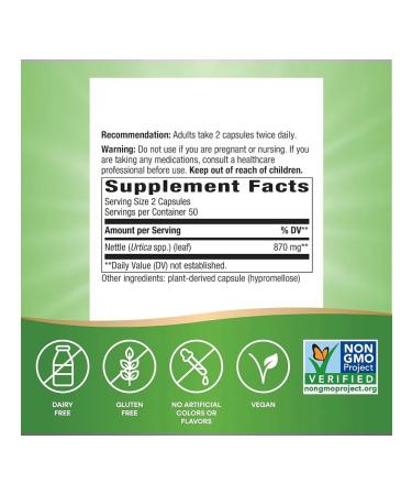 Nature's Way Nettle Leaf - Buy Online on GoSupps.com