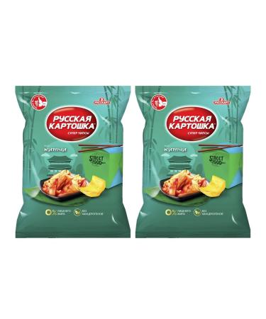 Russian potatoes Potato chips with the taste of Kimchi 105g 2pcs