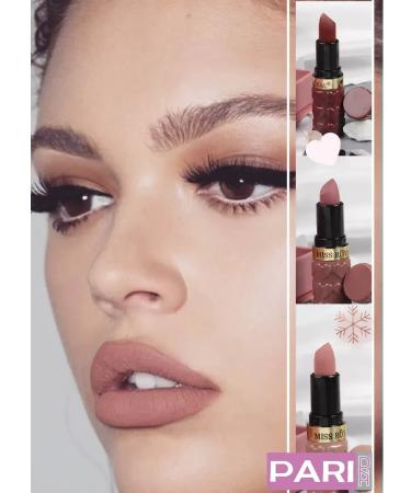 PARI PR Set of matte lipsticks for the lip velvet effect 6 pcs for mothers - Buy Online on GoSupps.com