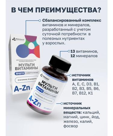 VitaScience Multivitamins Universal Fort A-Zn - Buy Online on GoSupps.com