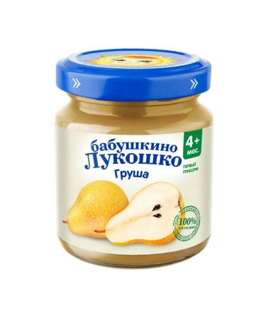 grandma's basket Puree fruit pear 100 g x 6 - Buy Online on GoSupps.com