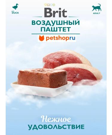 Brit Air paste with a duck for adult cats 100g