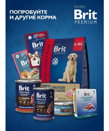 Brit Canned beef and dog liver 850gr - Buy Online on GoSupps.com