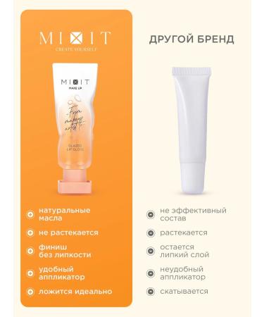 MIXIT Lip gloss moisturizer increasing 02 Make Up - Buy Online on GoSupps.com