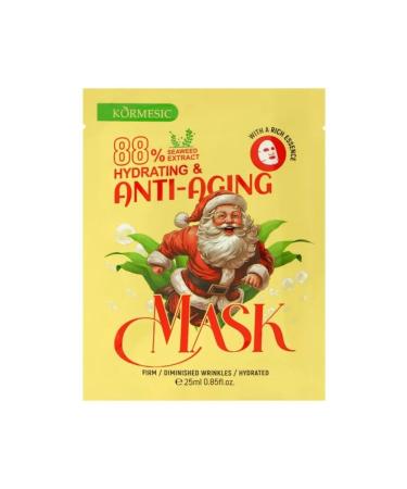 Moisturizing face mask with seaweed