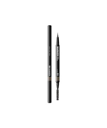 RELOUIS Eyebrow felt -tip pen waterproof Micro Eyebrow Marker tone 01