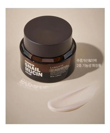 Labiotte Cream with mucin Snail Premium Snail Mucin Cream 50 ml - Buy Online on GoSupps.com