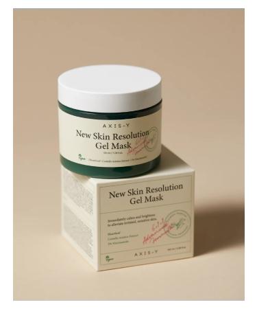 AXISY Gel face mask lightening with Hautyuye New Skin