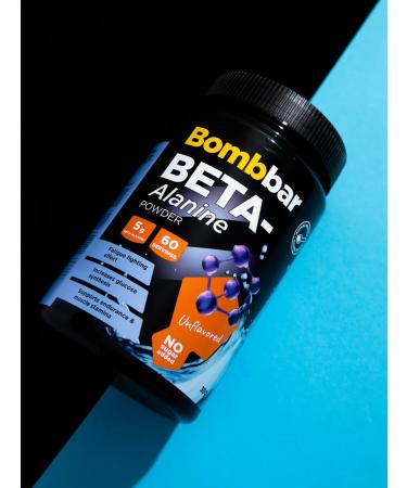 BombBar Beta Alanin powder Beta Alanine 300 g - Buy Online on GoSupps.com
