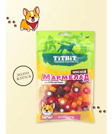 Titbit Dog treating marmalade meat assorted 120 g