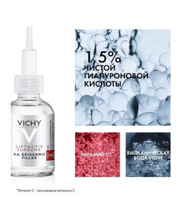 Vichy LiftActiv serum Serum Liftactiv Supreme H.A Epidermic Filler 20 ml - Buy Online on GoSupps.com