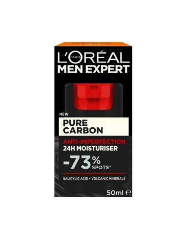 L'Oreal Paris Moisturizing facial care MEN Expert Pure Carbon 50 ml - Buy Online on GoSupps.com