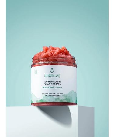 Shernur Scrub with menthol for body perfumed with oils - Buy Online on GoSupps.com