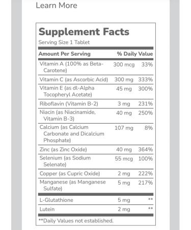 Nutricost Eye Vitamin & Mineral Supplement - Buy Online on GoSupps.com