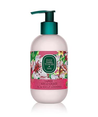 EYUP SABRI TUNCER Lotion for the body and hands of Japanese cherry flowers 280 ml - Buy Online on GoSupps.com