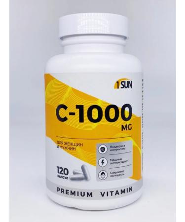 1SUN Vitamin C 1000 mg 120 capsules - Buy Online on GoSupps.com