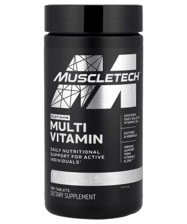 MUSCLETECH Platinum multivitamin complex 180 tablets
