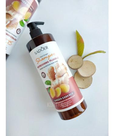 sadoer Hair shampoo with ginger 500 ml - Buy Online on GoSupps.com