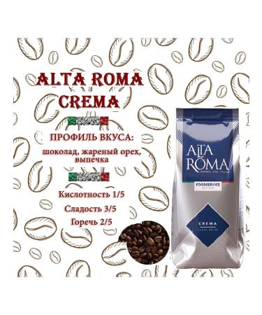 ALTA ROMA Crema coffee package 1 kg - Buy Online on GoSupps.com