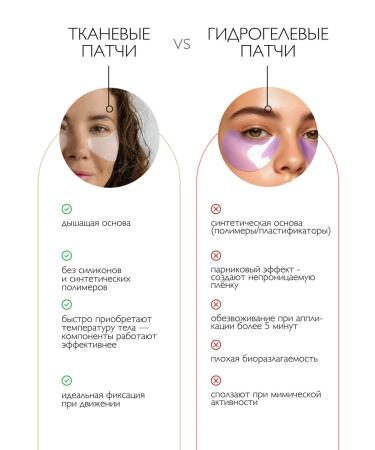 SIBIRBOTANIQ Paths for the eyes from edema and bags with a probiotic 2x50pcs - Buy Online on GoSupps.com