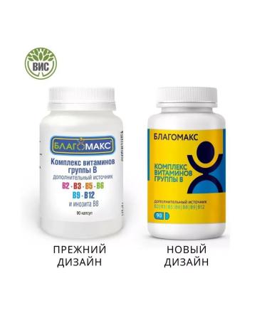 VIS LLC Blagomax Complex of B vitamins in N90 caps 0.15g-2pcs - Buy Online on GoSupps.com