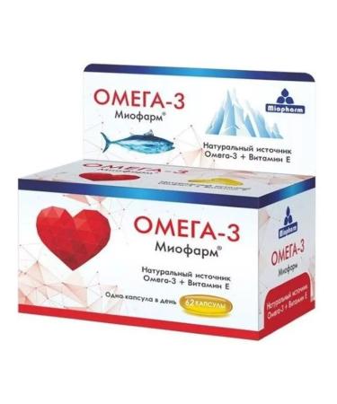 Miopharm omega 3 n62 caps at 1000mg-1pcs