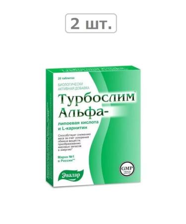 Evalar turboshelim alpha-lipoic k-te l-carnitin N20 Table-2pcs