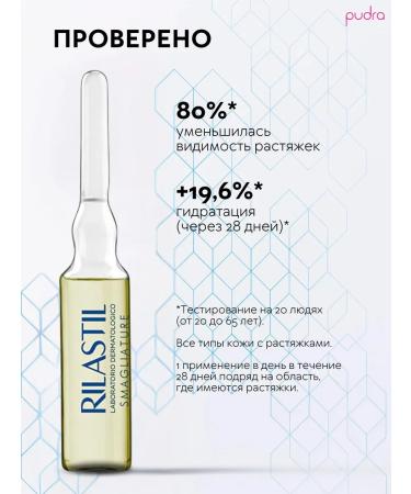 Rilastil Smagliature concentrate in ampoules from stretch marks 10*5 ml - Buy Online on GoSupps.com