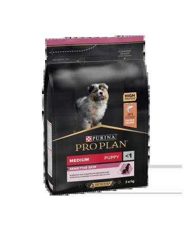 PRO PLAN Feed for medium breed puppies with salmon 3 kg - Buy Online on GoSupps.com