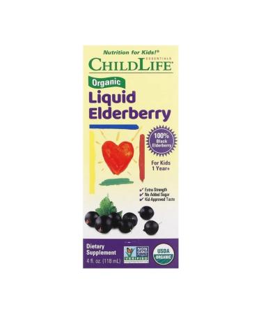 ChildLife Buzina for the immunity of children Organic Elderberry 118 ML - Buy Online on GoSupps.com