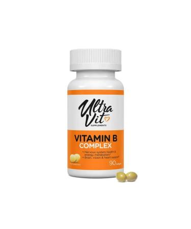 VPLab B vitamins Complex B1 B2 B6 B12 90 capsules - Buy Online on GoSupps.com