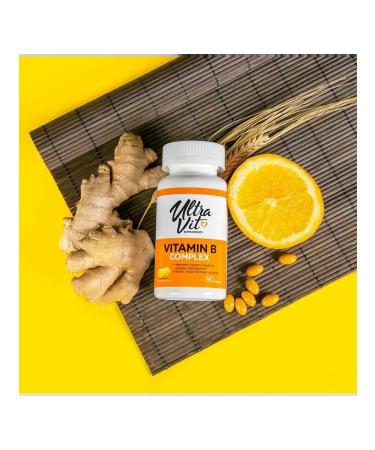 VPLab B vitamins Complex B1 B2 B6 B12 90 capsules - Buy Online on GoSupps.com
