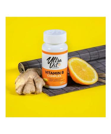 VPLab B vitamins Complex B1 B2 B6 B12 90 capsules - Buy Online on GoSupps.com
