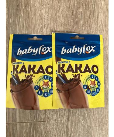 Babyfox Drink with cocoa 2 pcs. 135 g - Buy Online on GoSupps.com