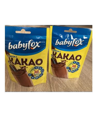 Babyfox Drink with cocoa 2 pcs. 135 g - Buy Online on GoSupps.com